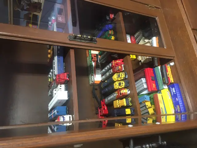 Train cabinet: Locos and rolling stock ready to go!