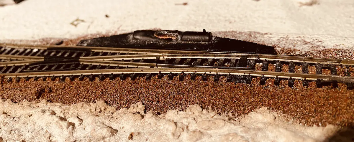 Model Railroad Atlas Solenoid Switch burned out.