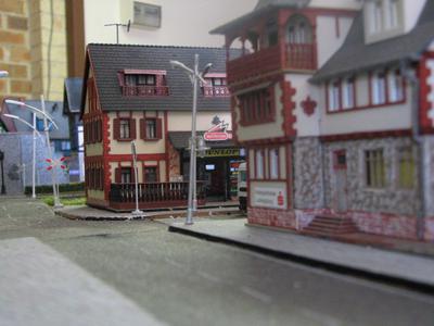 The town street