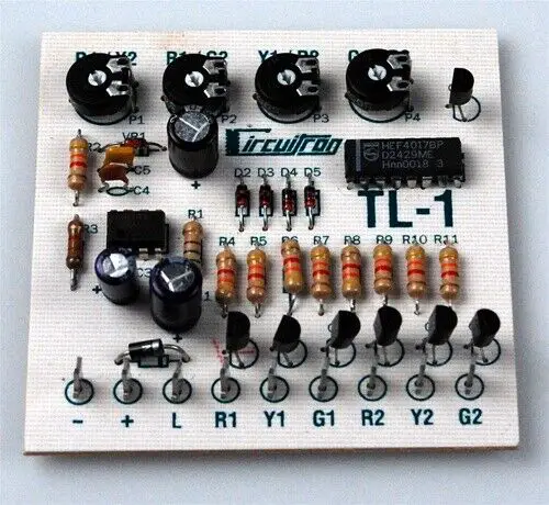 Circuitron TL-1: A circuit board designed to automate traffic lights on a model railroad.