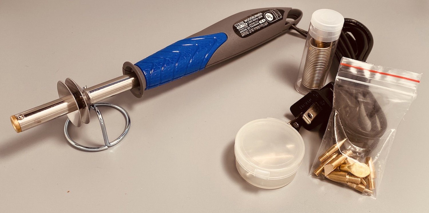 Chandler woodburning-soldering-hot knife tool.